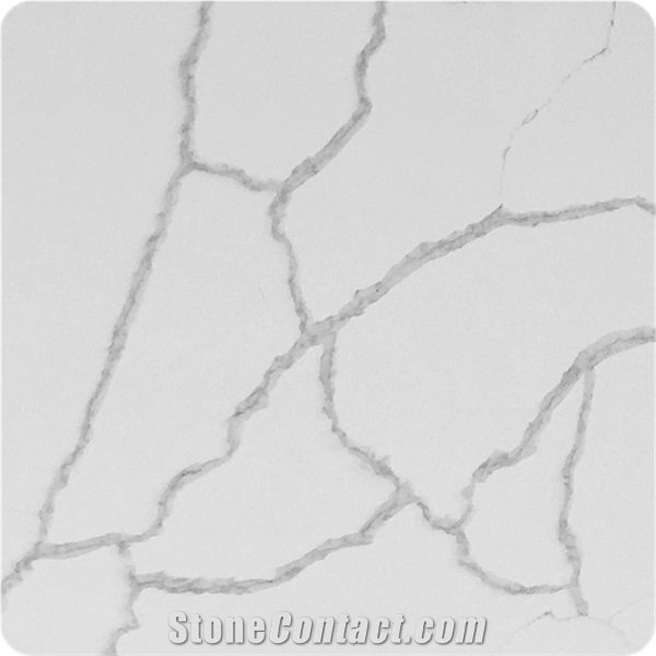 Artificial Quartz Marble Look Stone Engineered Stone Slab 