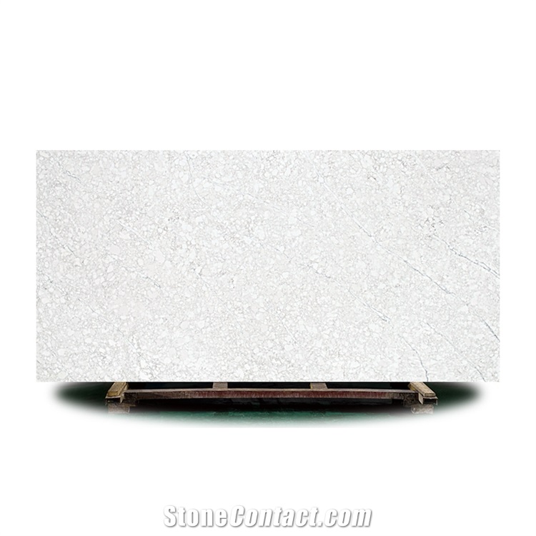 Wholesale standard size quartz slab artificial stone white