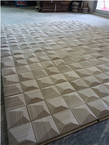 Nartural Marble Mosaic Wood Veins Inmagination Garden Decor