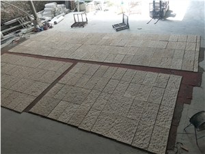 Gold Moca Limestone Split Wall Stone Exterior Wall Claddiing