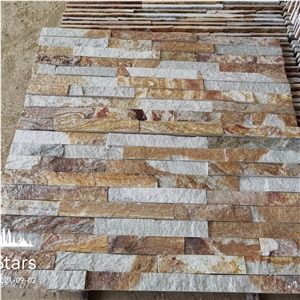 Rusty Stone Wall Cladding