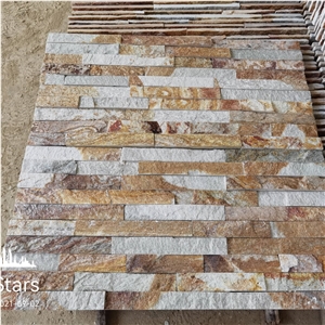 Rusty Stone Wall Cladding