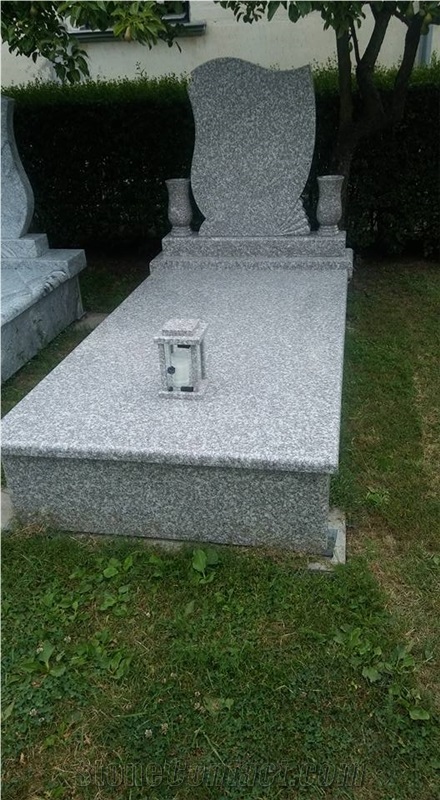 Grey Granite Monument, Double Gravestone