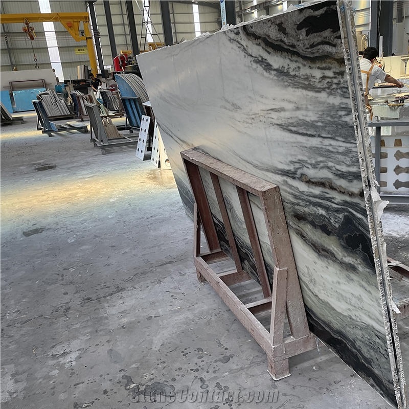 Lightweight Natural Marble Composite Honeycomb Slab For Wall