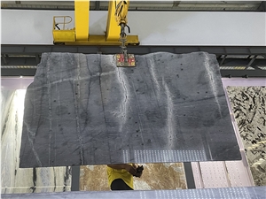 Silver River Marble Slab and Tiles,Polished Grey Marble Wall