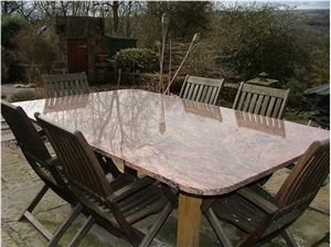 Juparana India Granite Patio Table Top