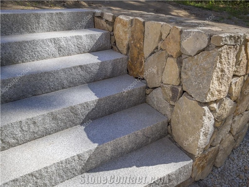 Granite Stairs for outdoor design, Block Steps