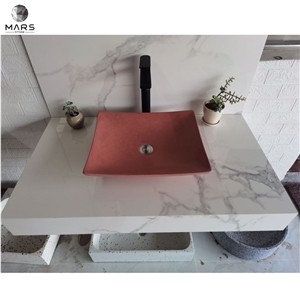 Cheap Price Fashion Design Artificial Stone Vessel Sink