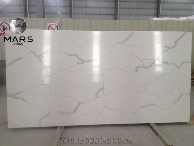 Chinese Artificial Crystal Quartz Stone Slab For Countertop