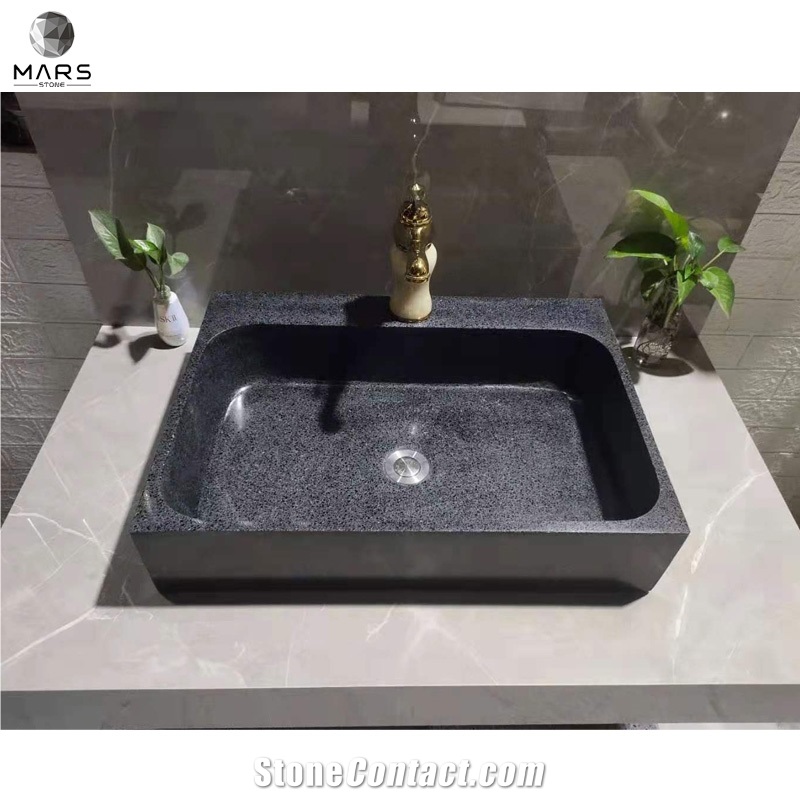 Terrazzo Style Design Popular Waterproof Pedestal Wash Basin
