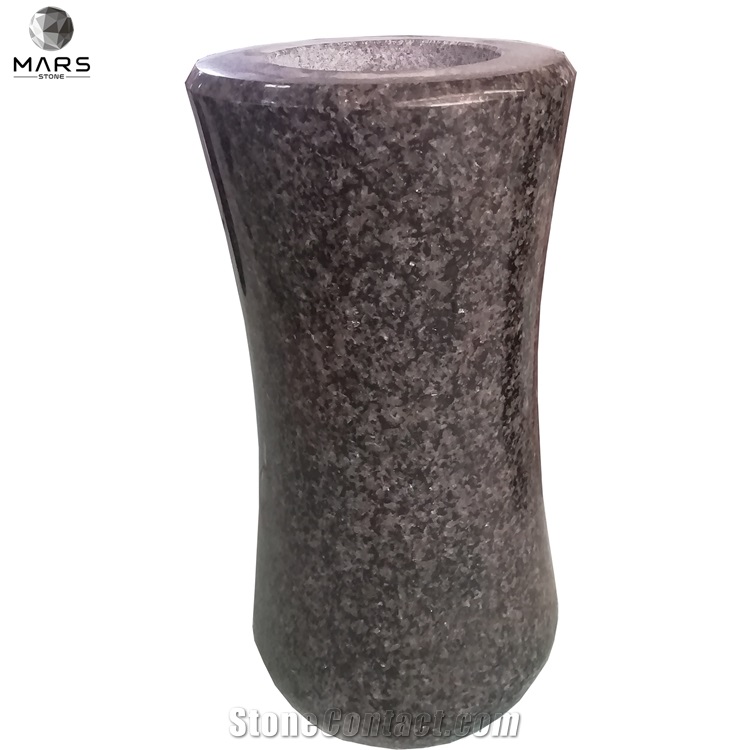 2021 Customized Cemetery Memorial Granite Flower Pots Vases