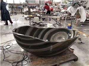 2021 Modern Design Irregular Sand Wave Granite Bathtub Price
