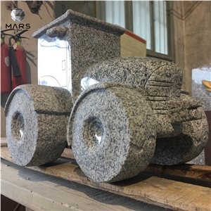 2021Truck Shape Cemetery Accessaries Granite Statue Monument