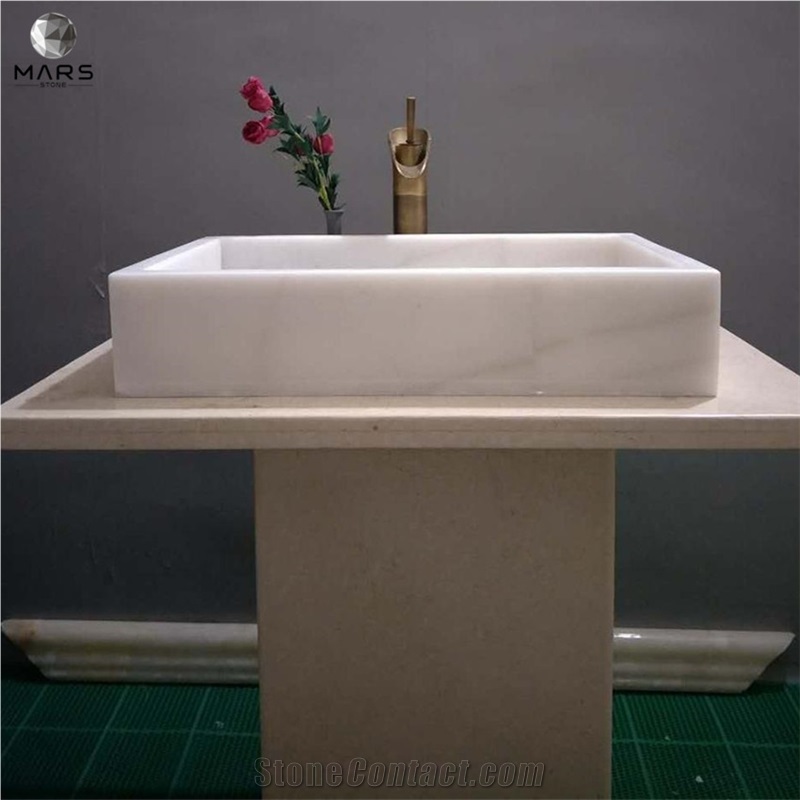Bathroom Sink Marble Ceramic Vessel Sink Wash Basin Sink