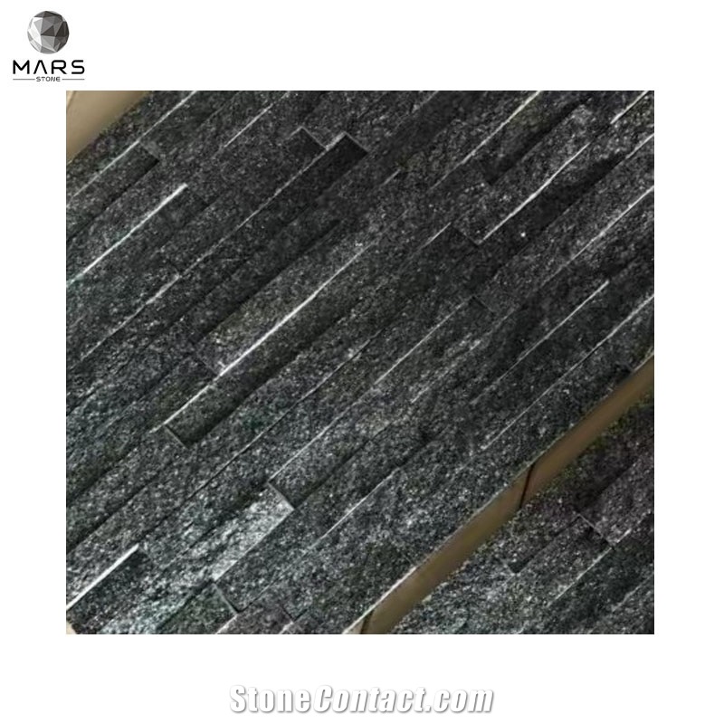 Black Color Sand Natural Stone Tiles Price For Wall Cladding