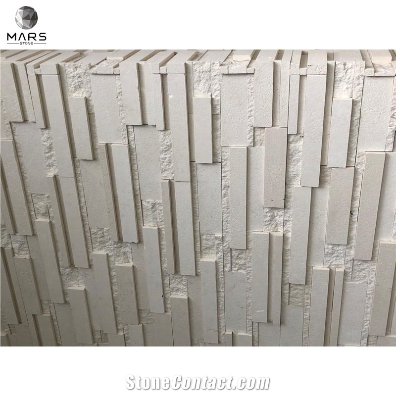 China Factory Wall Stone White Sand Stone Tile For Outdoor