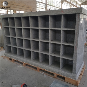 Factory Price Popular Natural Stone Granite Columbarium