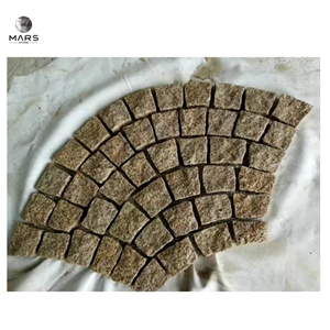 Granite Cube Paving Stone Outdoor Arc Cube Stone