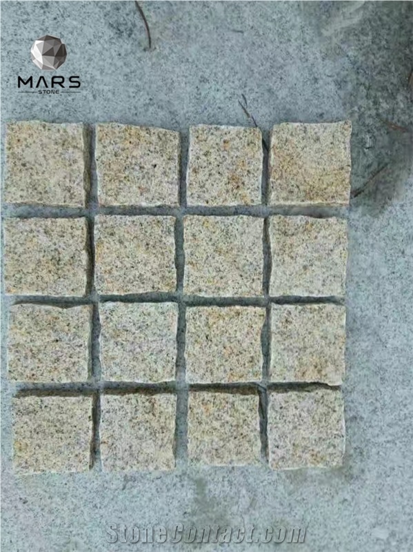 Granite Cube Paving Stone Outdoor Arc Cube Stone