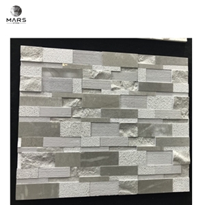 Grey Stone White Flagstone Nature Stone For Cultural Stone