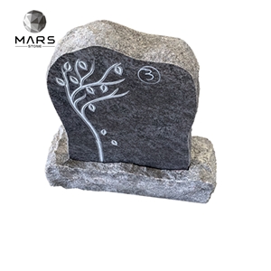 High Quality Carved Tree Stone Bahama Orion GraniteTombstone
