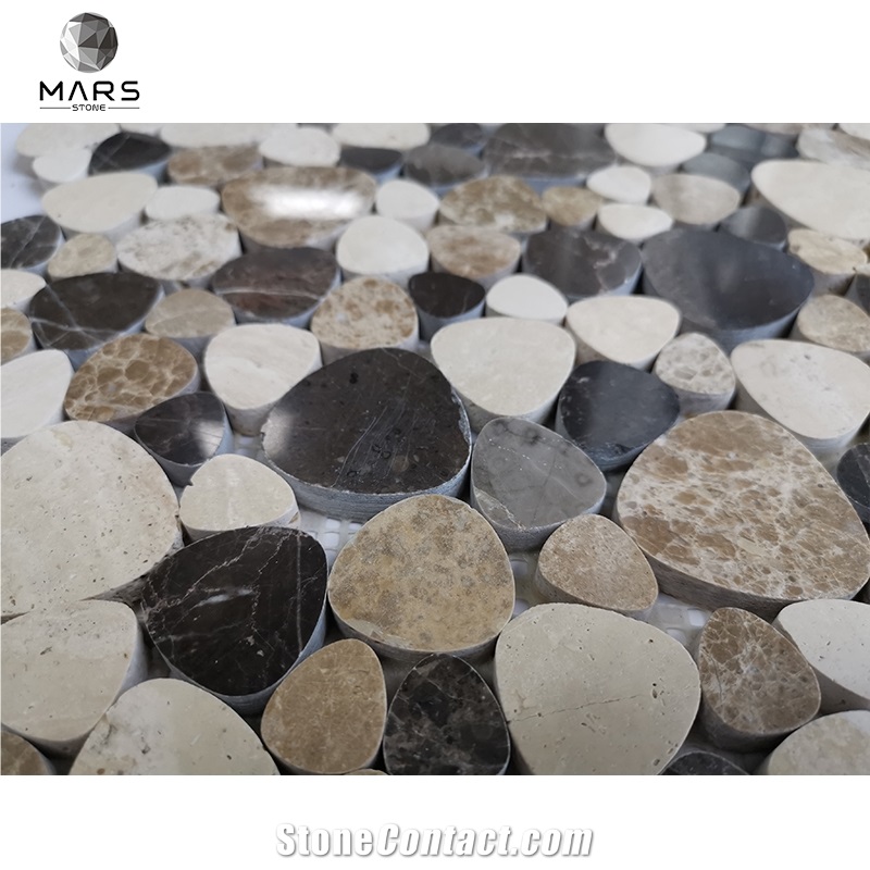 Hot Unique Design Irregular Shape Classic Marble Mosaic