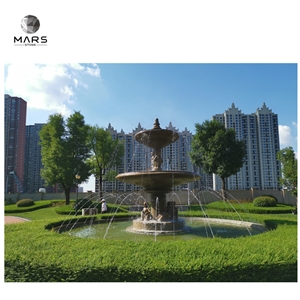 Luxury Design Granite Fountain Firgue Statues Fountain