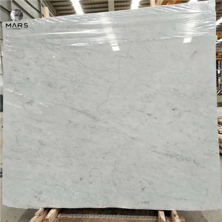 Natural Customized Bianco Carrara White Marble Countertop