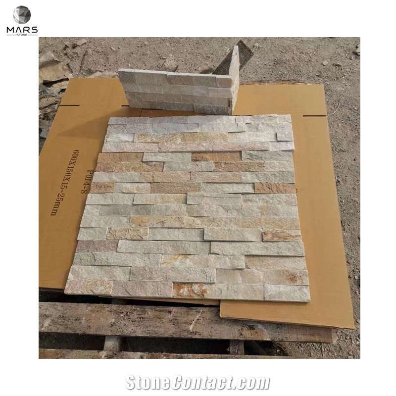 Rusty Yellow Stone Cladding Tile FasadeExteriorCulturalStone