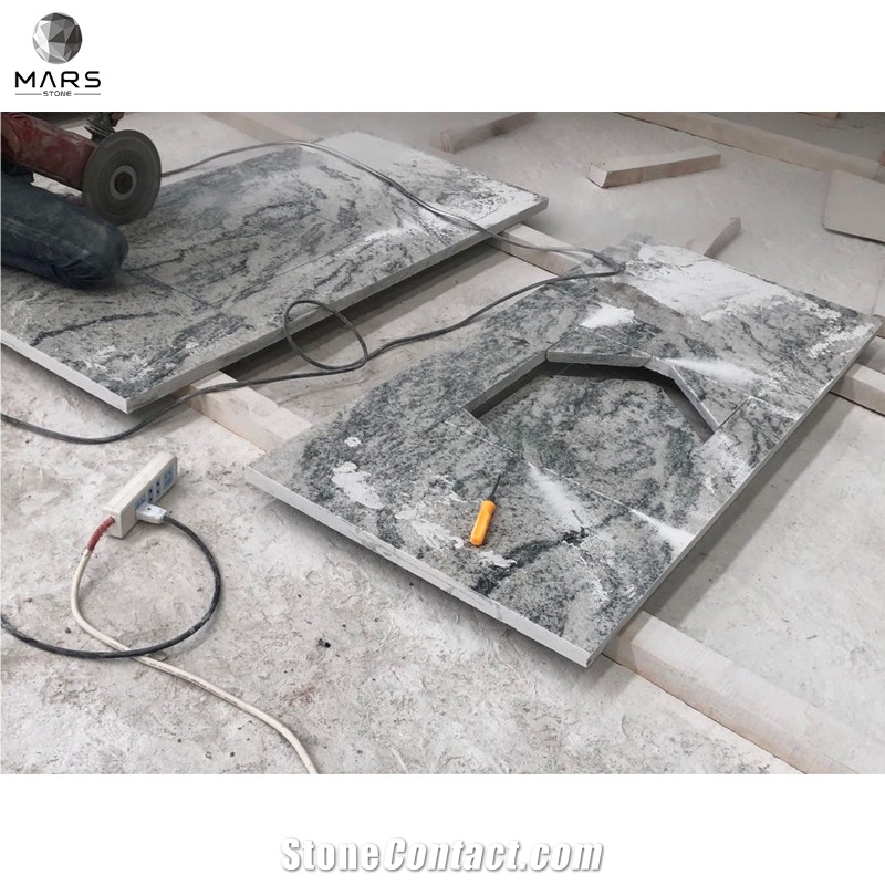 White Granite Custom Top China Juparana Granite Countertop