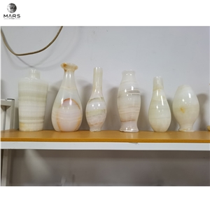 Wholesale Top Quality Light Green Onyx High Polishing Vase