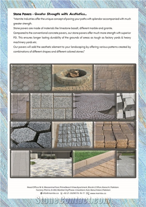 Natural Stone Pavers - All Sizes and Shapes