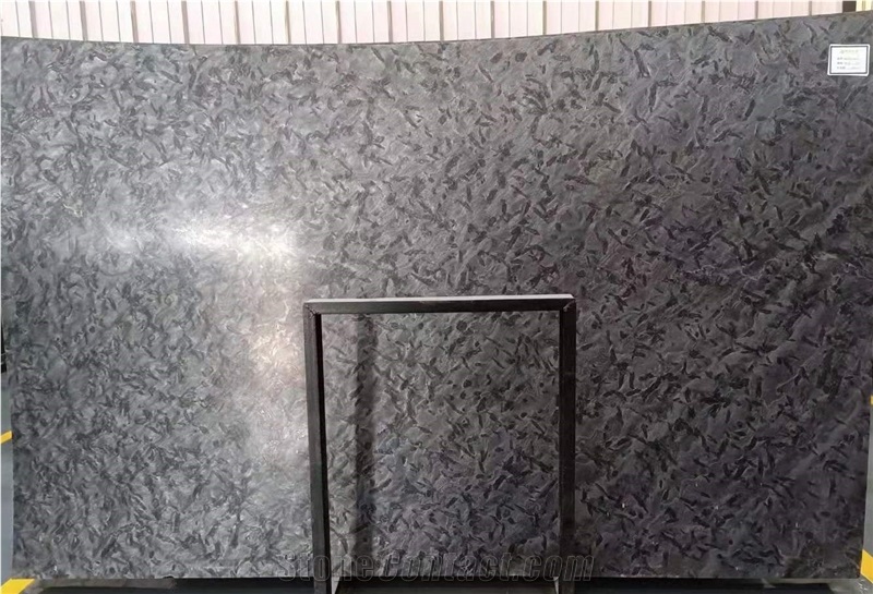 Brazil Versace Matrix Black Granite Slab