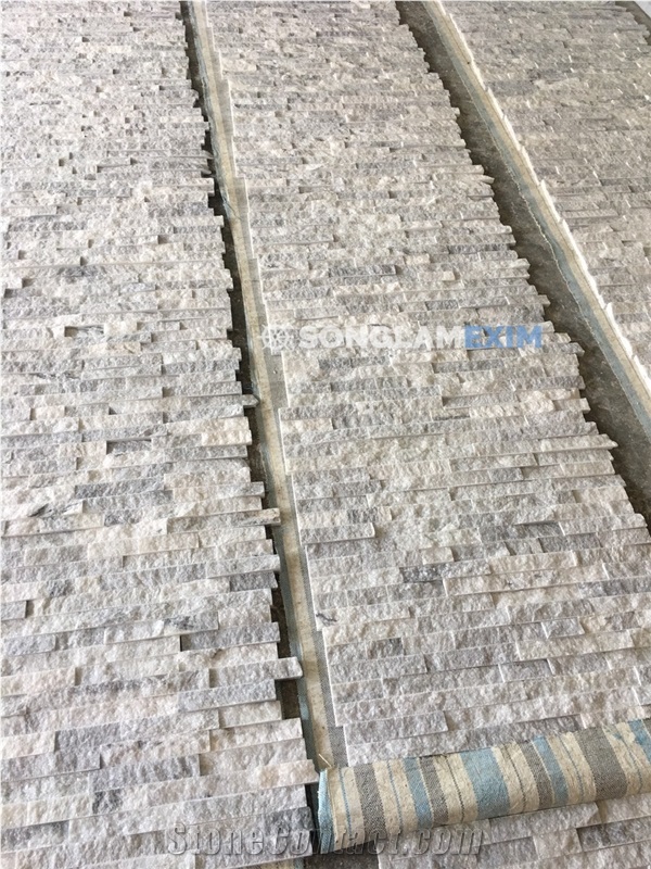 Ice Grey Marble Wall Cladding Panel - 5 Lines