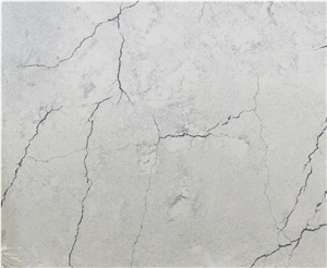 grey calacatta quartz slab matte surface for vanity top