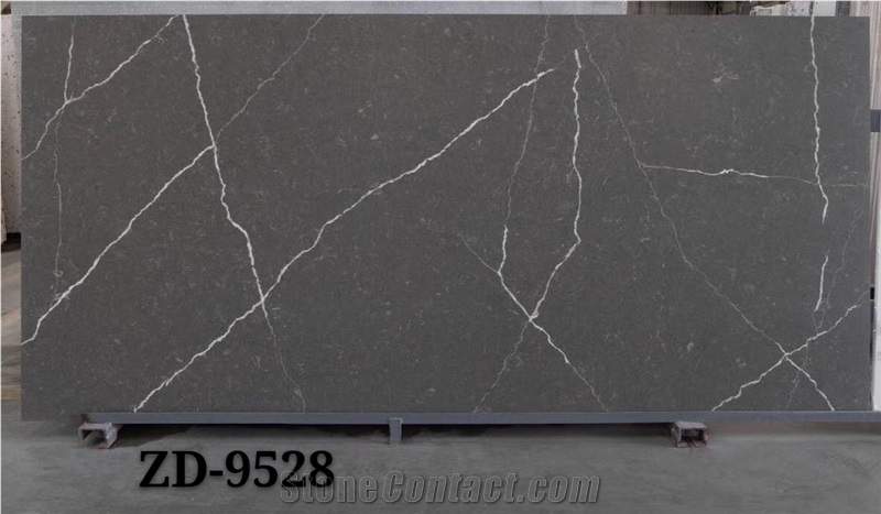 Grey quartz stone slab pricelist