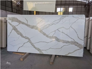 quartz new design calacatta pattern for benchtop