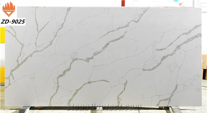 quartz solid surface slab 9025