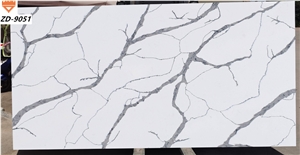 Quartz Sparkling White Quartz Artificial Quartz Stone Slab