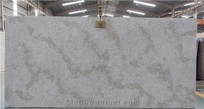 Wholesale Calacatta Laza quartz stone slab price