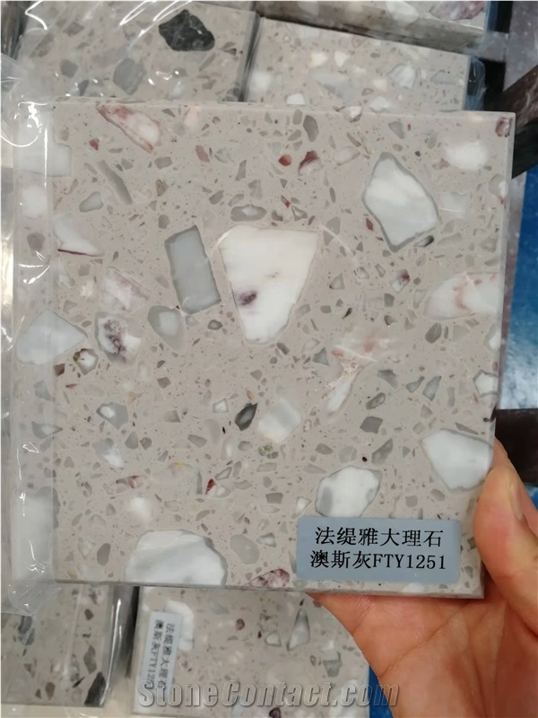 Artificial Marble Natural Big Stone Slab Floor Tile
