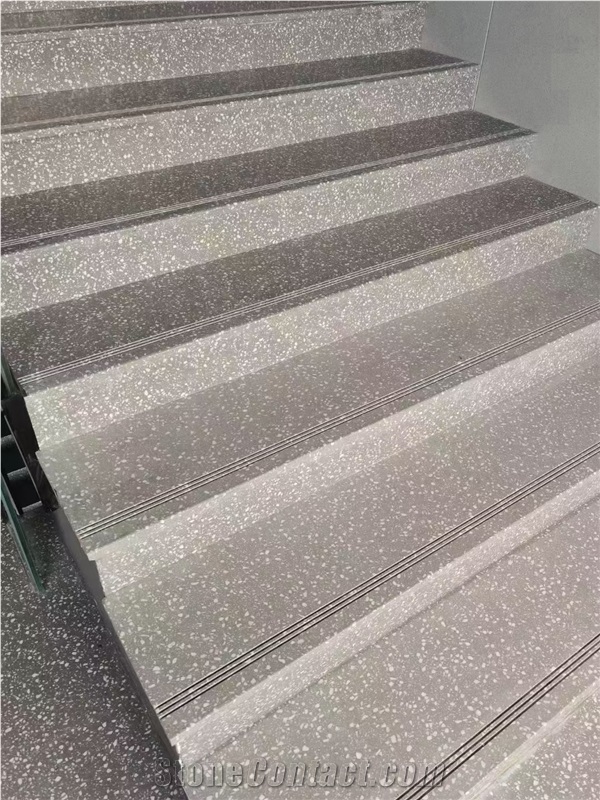 Stairs artificial marble floor tile solid surface factory