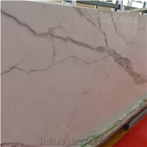 Artificial Calacatta White Marble Sintered Stone