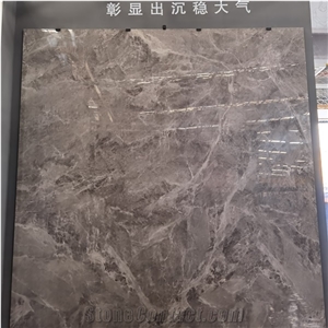 Sintered Stone artificial grey marble interior wall floor
