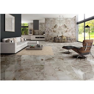 Polished Grey Marble Floor Tiles For Hotel And Villa Project