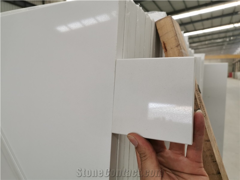 super white quartz slabs engineer solid surface stone