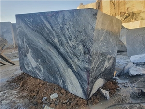 Aligudarz Dark Crystalline Marble blocks