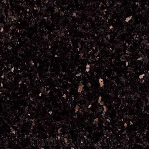 Black Galaxy Granite Slab, Tiles