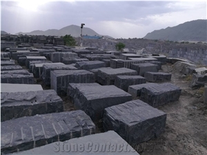 Jet Black Granite Blocks