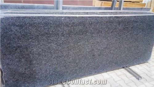 Steel Gray Granite Slabs, India Grey Granite